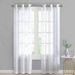 Sheer Grommet Window Curtains